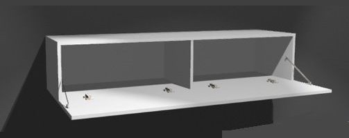 Cama TV Stand VIGO '180' 30/180/40 grey/grey gloss Cama TV Stand VIGO '180' 30/180/40 grey/grey gloss