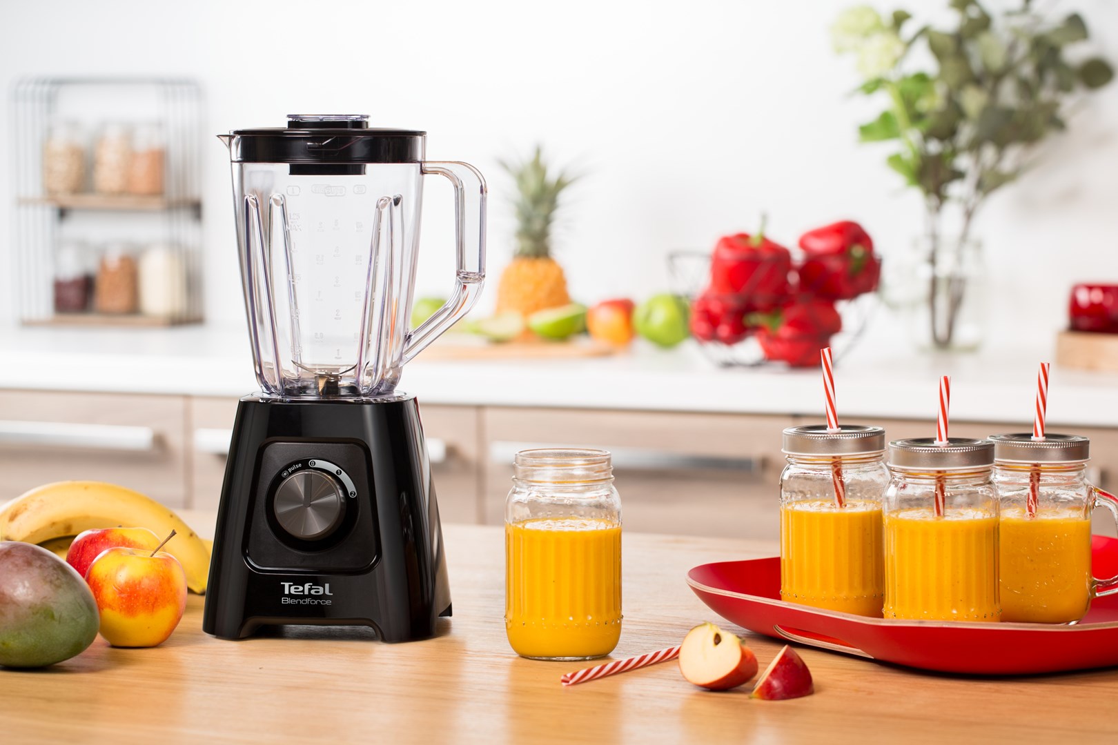 Tefal BlendForce II BL4208 blender 1.25 L Tabletop blender 600 W Black Tefal BlendForce II BL4208 blender 1.25 L Tabletop blender 600 W Black