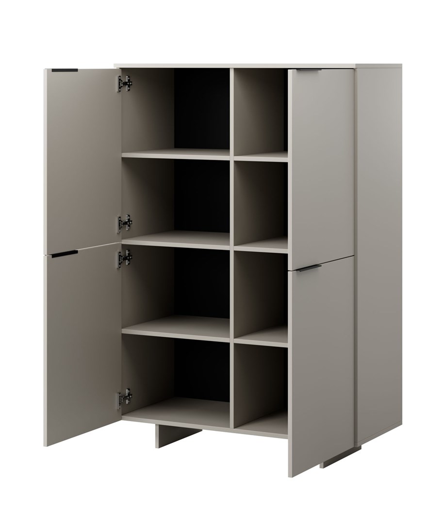 Cama 4D chest of drawers ALMA 100x41.5xH145 cashmere Cama 4D chest of drawers ALMA 100x41.5xH145 cashmere