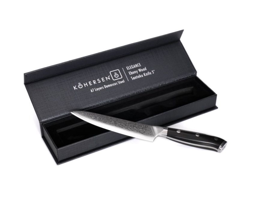 Kohersen Elegance Ebony Wood Universal Knife 12.7 cm Kohersen Elegance Ebony Wood Universal Knife 12.7 cm