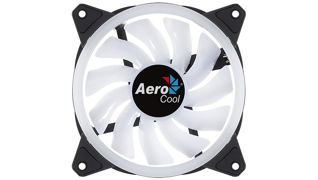 Aerocool Duo 12 ARGB 6-pin Computer case Fan 12 cm Black Aerocool Duo 12 ARGB 6-pin Computer case Fan 12 cm Black