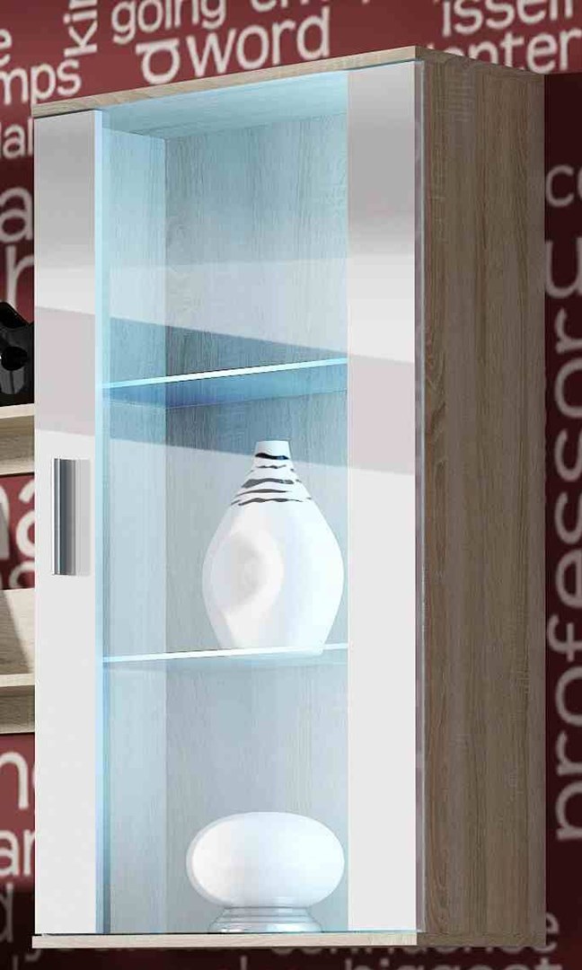 SOHO 5 set (RTV180 cabinet + wall unit + shelves) Sonoma oak / glossy white SOHO 5 set (RTV180 cabinet + wall unit + shelves) Sonoma oak / glossy white