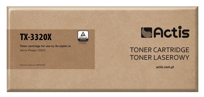 Actis TX-3320X toner (replacement for Xerox 106R02306; Standard; 11000 pages; black) Actis TX-3320X toner (replacement for Xerox 106R02306; Standard; 11000 pages; black)