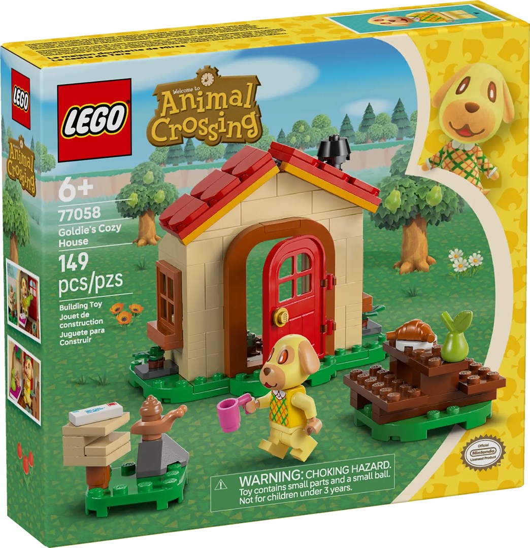 LEGO ANIMAL CROSSING 77058 Goldie's Cosy House LEGO ANIMAL CROSSING 77058 Goldie's Cosy House