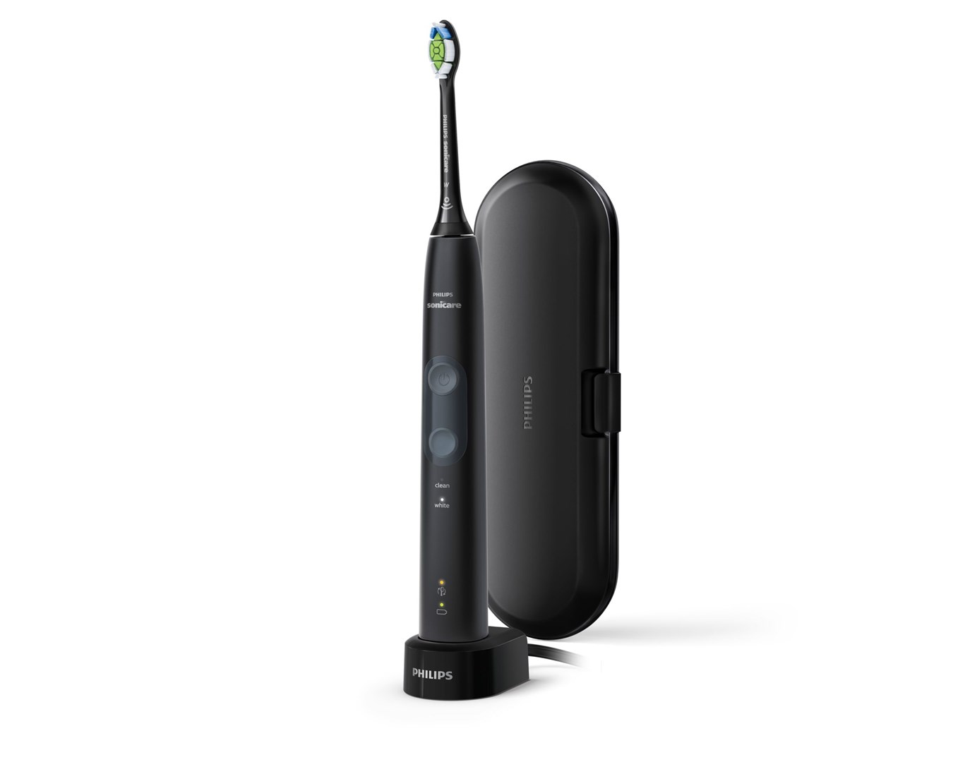 Philips 4500 series HX6830/53 electric toothbrush Adult Sonic toothbrush Black, Grey Philips 4500 series HX6830/53 electric toothbrush Adult Sonic toothbrush Black, Grey