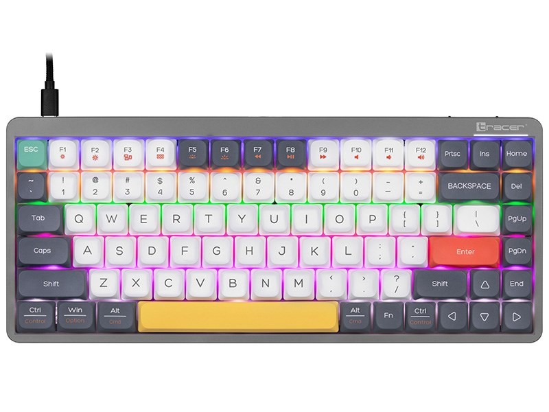 Mechanical keyboard Tracer FINA 84 Grey (Outemu Red Switch) TRAKLA47279 Mechanical keyboard Tracer FINA 84 Grey (Outemu Red Switch) TRAKLA47279