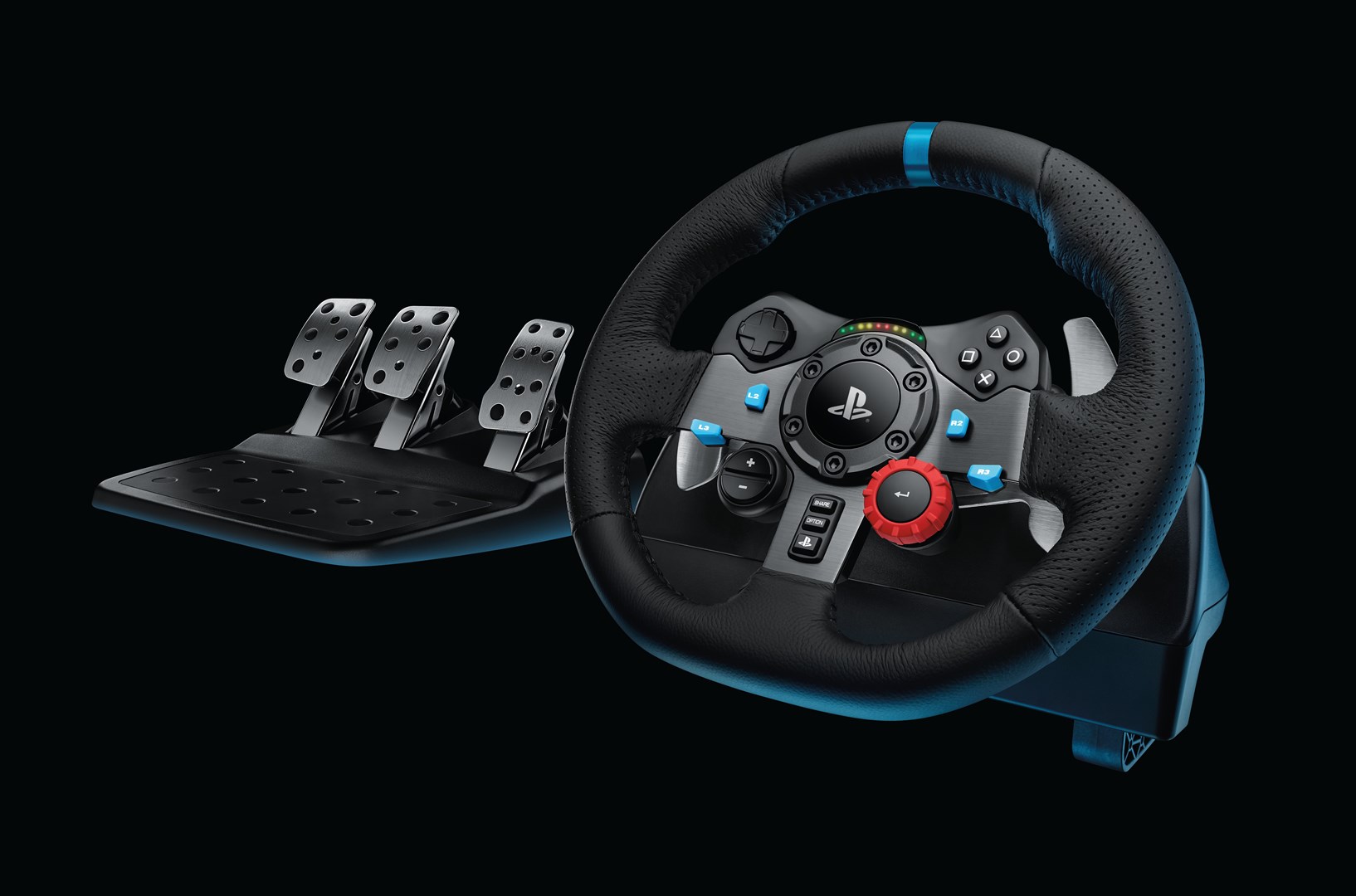 Logitech G G29 Steering wheel + Pedals Playstation 3,PlayStation 4 Analogue USB 2.0 Black Logitech G G29 Steering wheel + Pedals Playstation 3,PlayStation 4 Analogue USB 2.0 Black