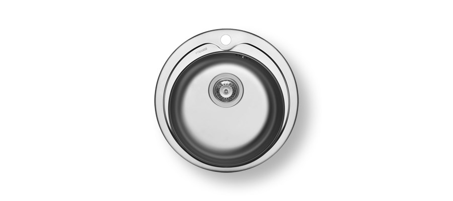 PYRAMIS 100053801 kitchen sink Flush-mounted sink Circle Stainless steel PYRAMIS 100053801 kitchen sink Flush-mounted sink Circle Stainless steel