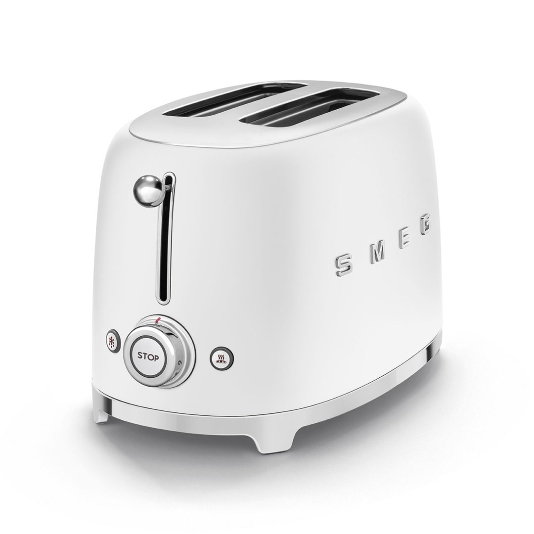 Smeg 50's Style Toaster TSF01WHMEU White Smeg 50's Style Toaster TSF01WHMEU White