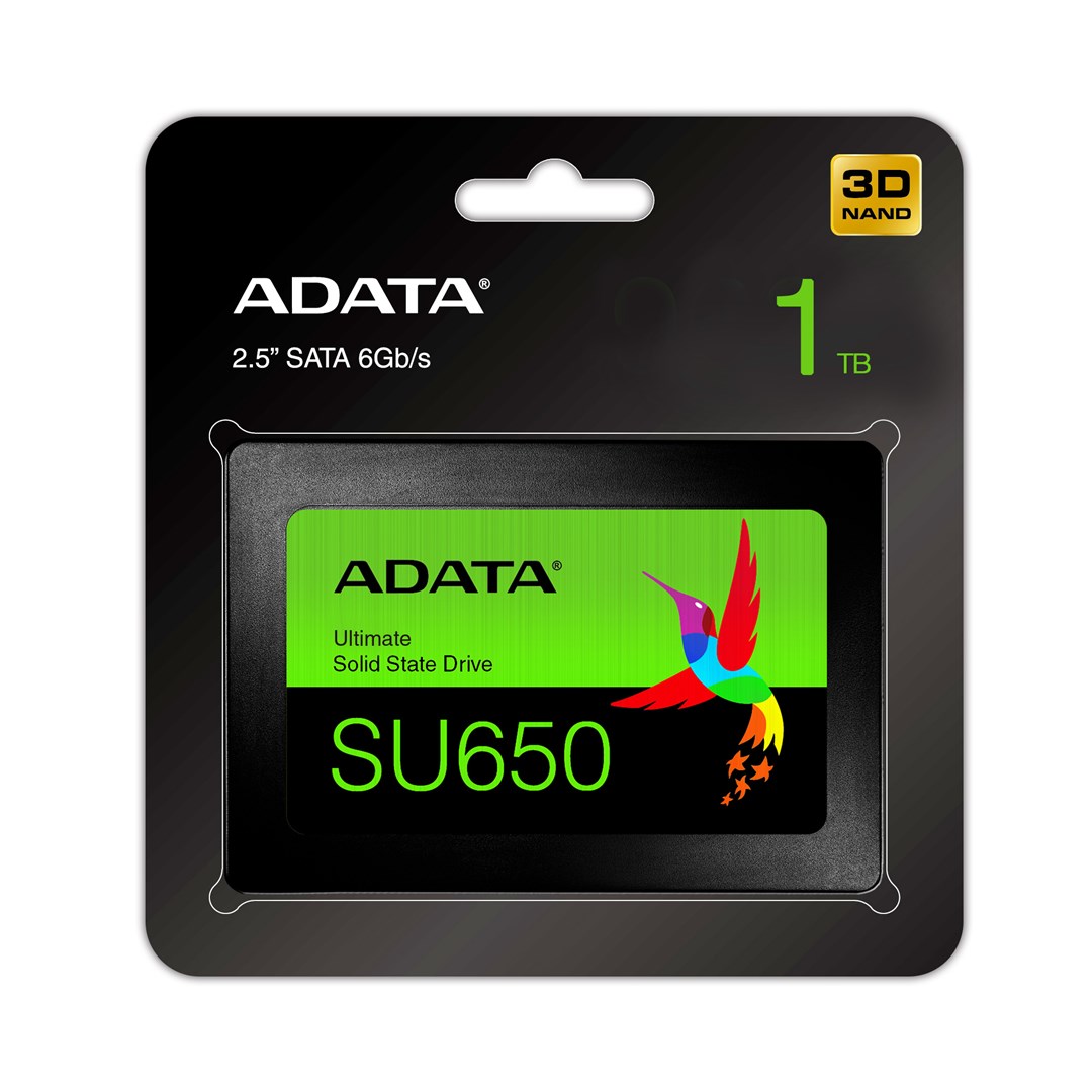 ADATA SU650 2.5" 1 TB Serial ATA III 3D NAND ADATA SU650 2.5" 1 TB Serial ATA III 3D NAND