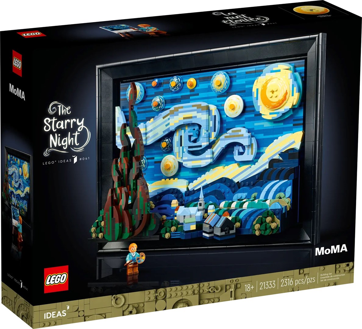 LEGO IDEAS 21333 THE STARRY NIGHT - VINCENT VAN GOGH LEGO IDEAS 21333 THE STARRY NIGHT - VINCENT VAN GOGH