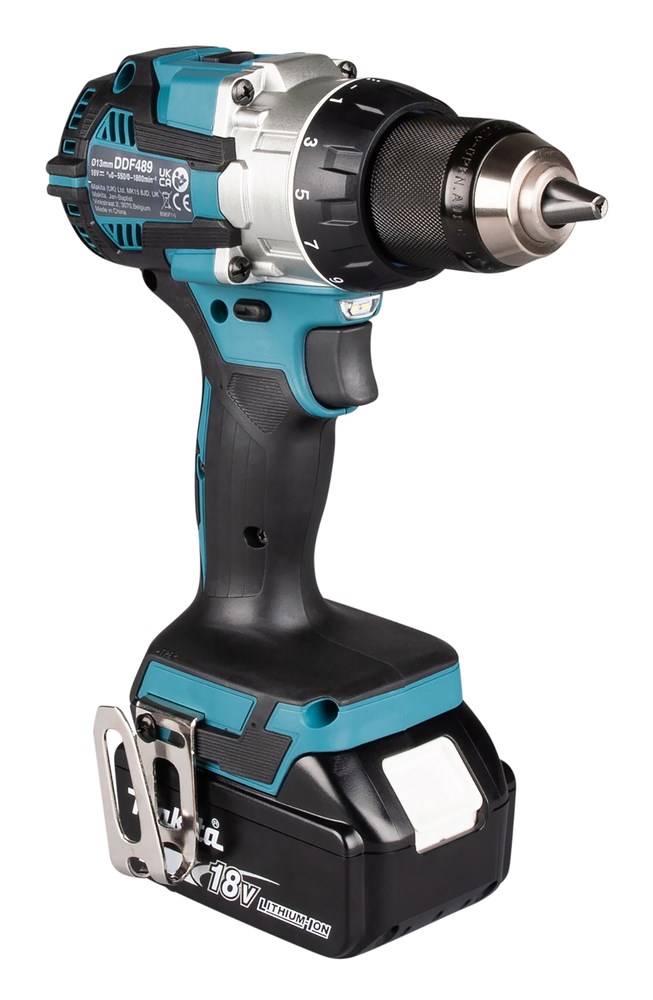 Makita DDF489RTJ power screwdriver/impact driver 1800 RPM Black, Blue, Steel Makita DDF489RTJ power screwdriver/impact driver 1800 RPM Black, Blue, Steel
