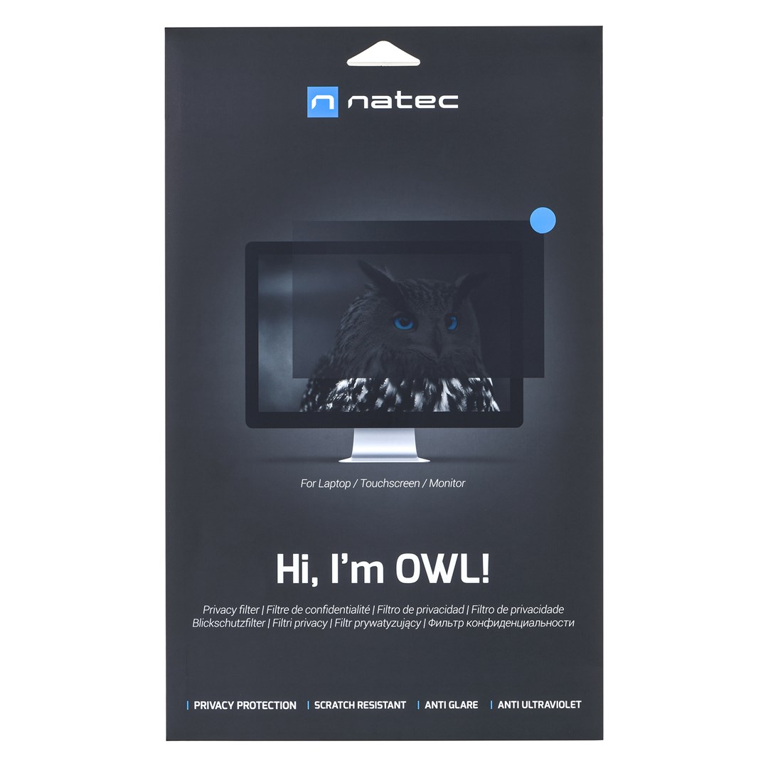 NATEC Owl Frameless display privacy filter 39.6 cm (15.6") NATEC Owl Frameless display privacy filter 39.6 cm (15.6")
