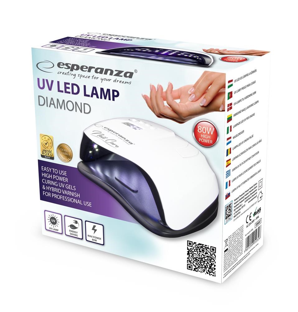 Esperanza EBN007 nail dryer 80 W UV + LED Esperanza EBN007 nail dryer 80 W UV + LED