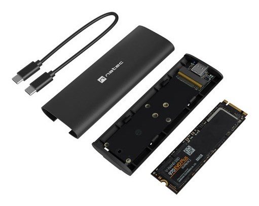 NATEC NKZ-2286 storage drive enclosure SSD enclosure Black M.2 NATEC NKZ-2286 storage drive enclosure SSD enclosure Black M.2