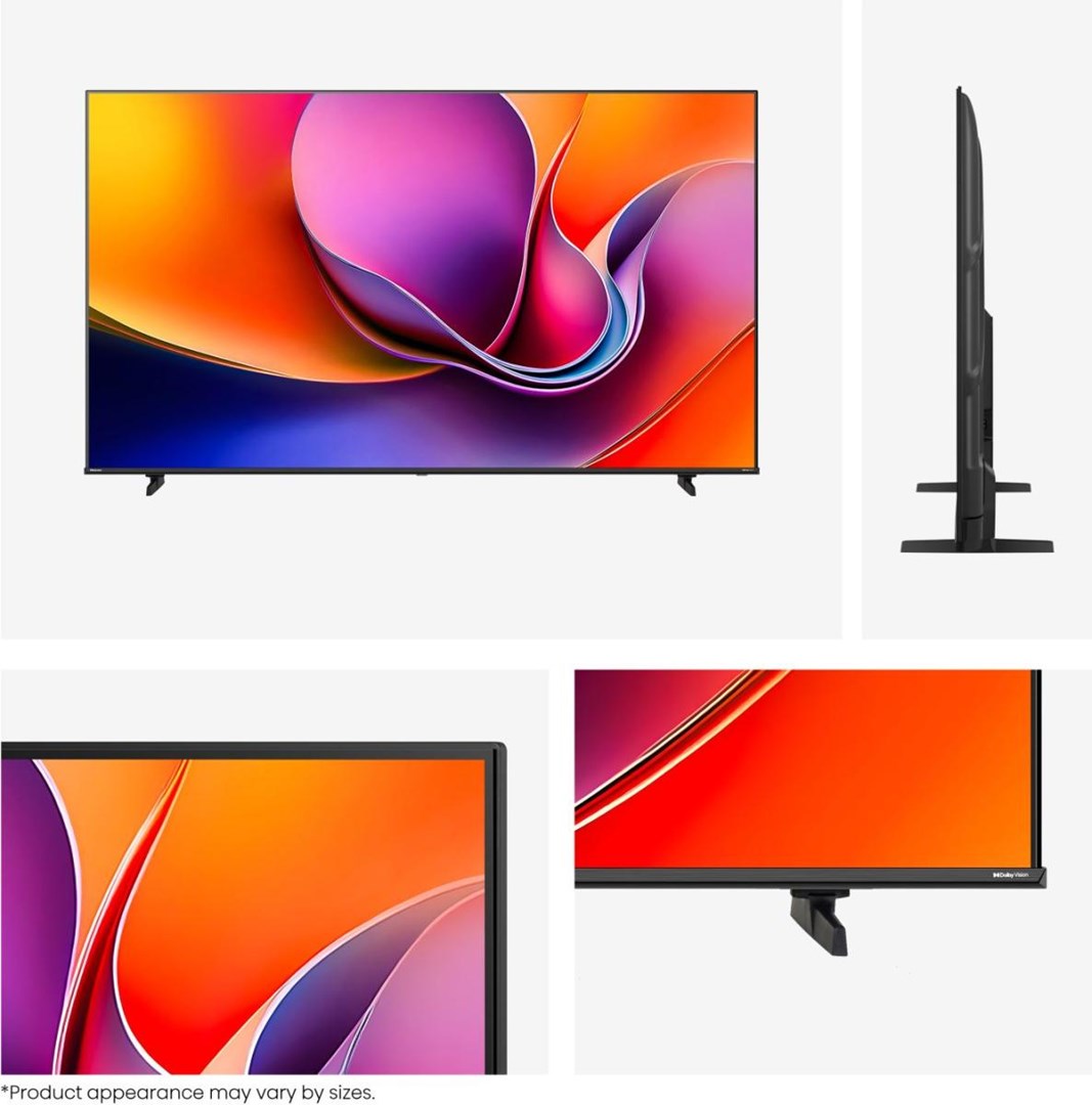 Hisense 43A6Q TV 109.2 cm (43") 4K Ultra HD Smart TV Wi-Fi Black 300 cd/m² Hisense 43A6Q TV 109.2 cm (43") 4K Ultra HD Smart TV Wi-Fi Black 300 cd/m²