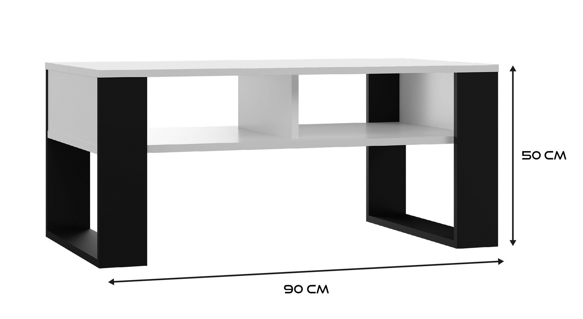Topeshop MODERN 2P BIEL CZ coffee/side/end table Coffee table Rectangular shape 2 leg(s) Topeshop MODERN 2P BIEL CZ coffee/side/end table Coffee table Rectangular shape 2 leg(s)