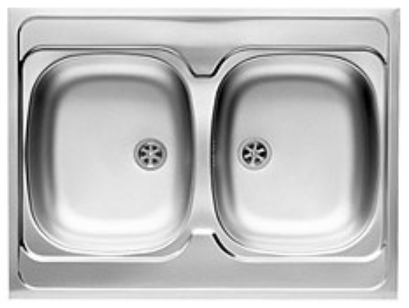 PYRAMIS 100107501 Top-mounted sink Rectangular Stainless steel PYRAMIS 100107501 Top-mounted sink Rectangular Stainless steel