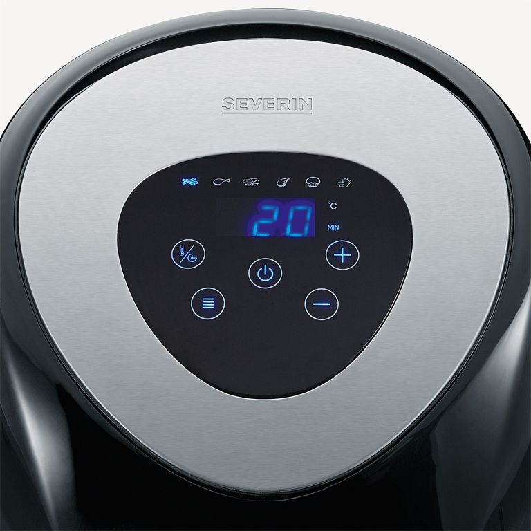 Severin 2430 Single 3.2 L Stand-alone 1500 W Hot air fryer Black, Stainless steel Severin 2430 Single 3.2 L Stand-alone 1500 W Hot air fryer Black, Stainless steel