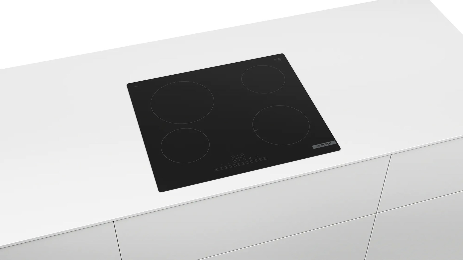 Bosch Serie 6 PKE611FP2E hob Black Built-in 60 cm Ceramic 4 zone(s) Bosch Serie 6 PKE611FP2E hob Black Built-in 60 cm Ceramic 4 zone(s)