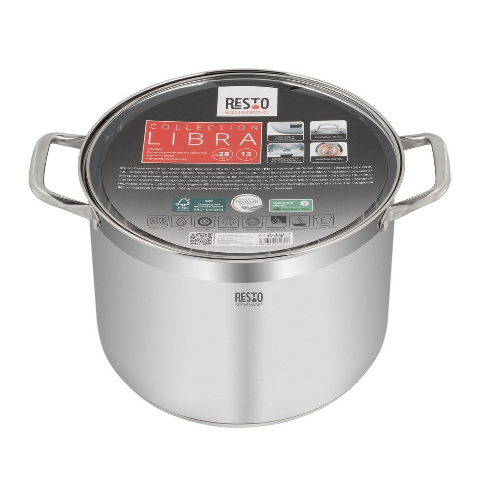 Resto Kitchenware Libra 13 L Round Stainless steel Resto Kitchenware Libra 13 L Round Stainless steel