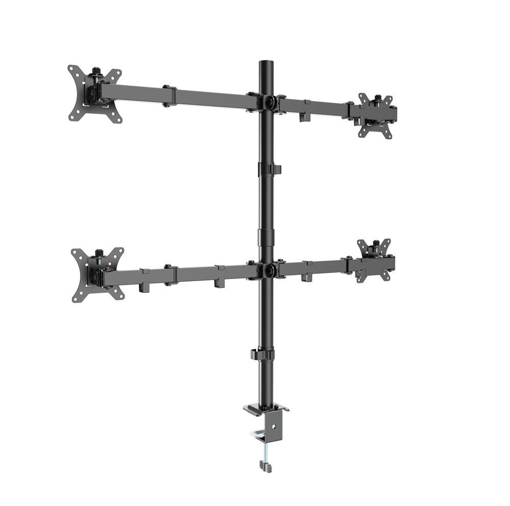 Gembird MA-D4-01 Adjustable desk 4-display mounting arm (rotate, tilt, swivel), 13”-32”, up to 10kg per screen Gembird MA-D4-01 Adjustable desk 4-display mounting arm (rotate, tilt, swivel), 13”-32”, up to 10kg per screen