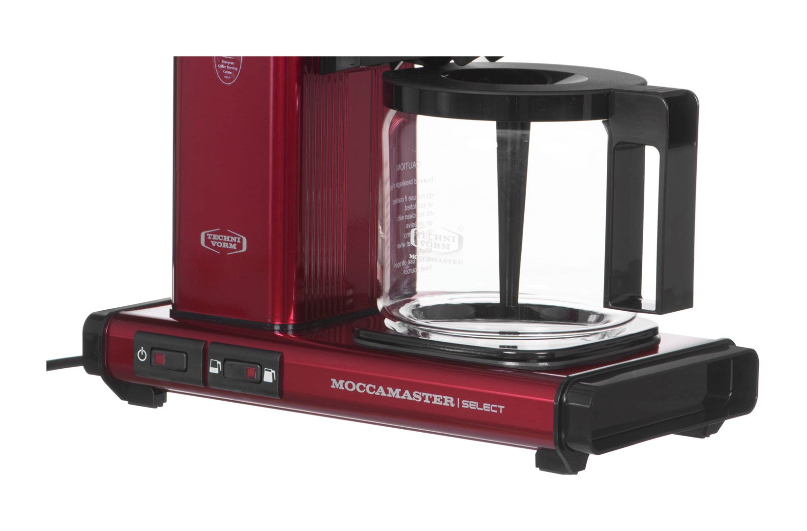 MOCCAMASTER KBG SELECT METALLIC RED DRIP COFFEE MAKER MOCCAMASTER KBG SELECT METALLIC RED DRIP COFFEE MAKER