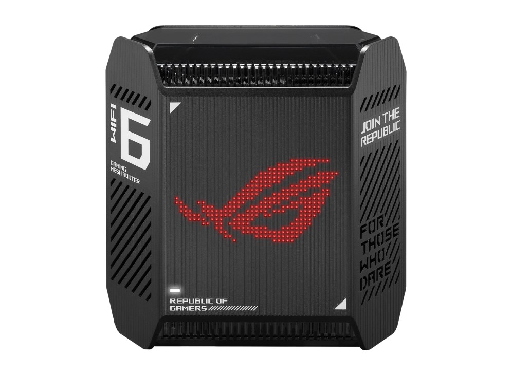 ASUS ROG Rapture GT6 AX10000 AiMesh 1 Pack Tri-band (2.4 GHz / 5 GHz / 5 GHz) Wi-Fi 6 (802.11ax) Black 4 Internal ASUS ROG Rapture GT6 AX10000 AiMesh 1 Pack Tri-band (2.4 GHz / 5 GHz / 5 GHz) Wi-Fi 6 (802.11ax) Black 4 Internal