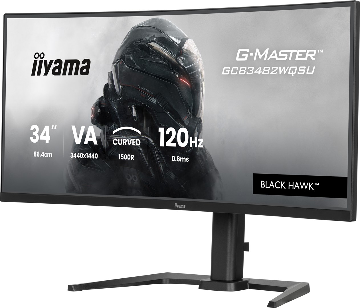 iiyama Get ahead with the curved GCB3482WQSU-B1 Black Hawk featuring 120Hz refresh rate and 0.6ms response time iiyama Get ahead with the curved GCB3482WQSU-B1 Black Hawk featuring 120Hz refresh rate and 0.6ms response time