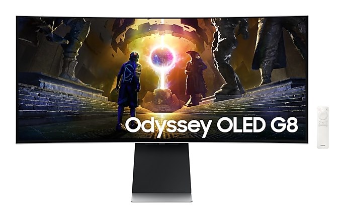 Samsung LS34DG850SUXDU computer monitor 86.4 cm (34") 3440 x 1440 pixels OLED Silver Samsung LS34DG850SUXDU computer monitor 86.4 cm (34") 3440 x 1440 pixels OLED Silver