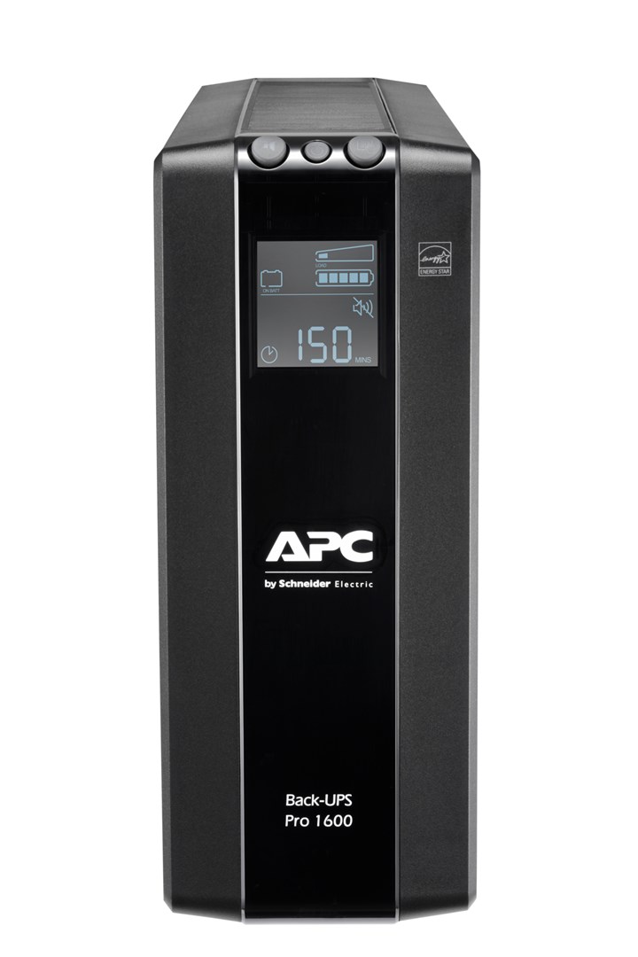 APC Back-UPS Pro, 1600VA/960W, Tower, 230V, 8x IEC C13 outlets, AVR, LCD, User Replaceable Battery APC Back-UPS Pro, 1600VA/960W, Tower, 230V, 8x IEC C13 outlets, AVR, LCD, User Replaceable Battery