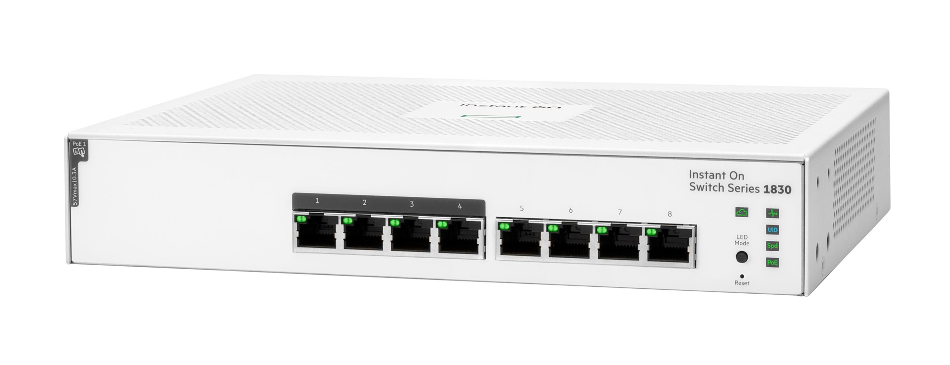 HPE Aruba Networking Networking Instant On Switch 8p Gigabit CL4 PoE 65W 1830 HPE Aruba Networking Networking Instant On Switch 8p Gigabit CL4 PoE 65W 1830