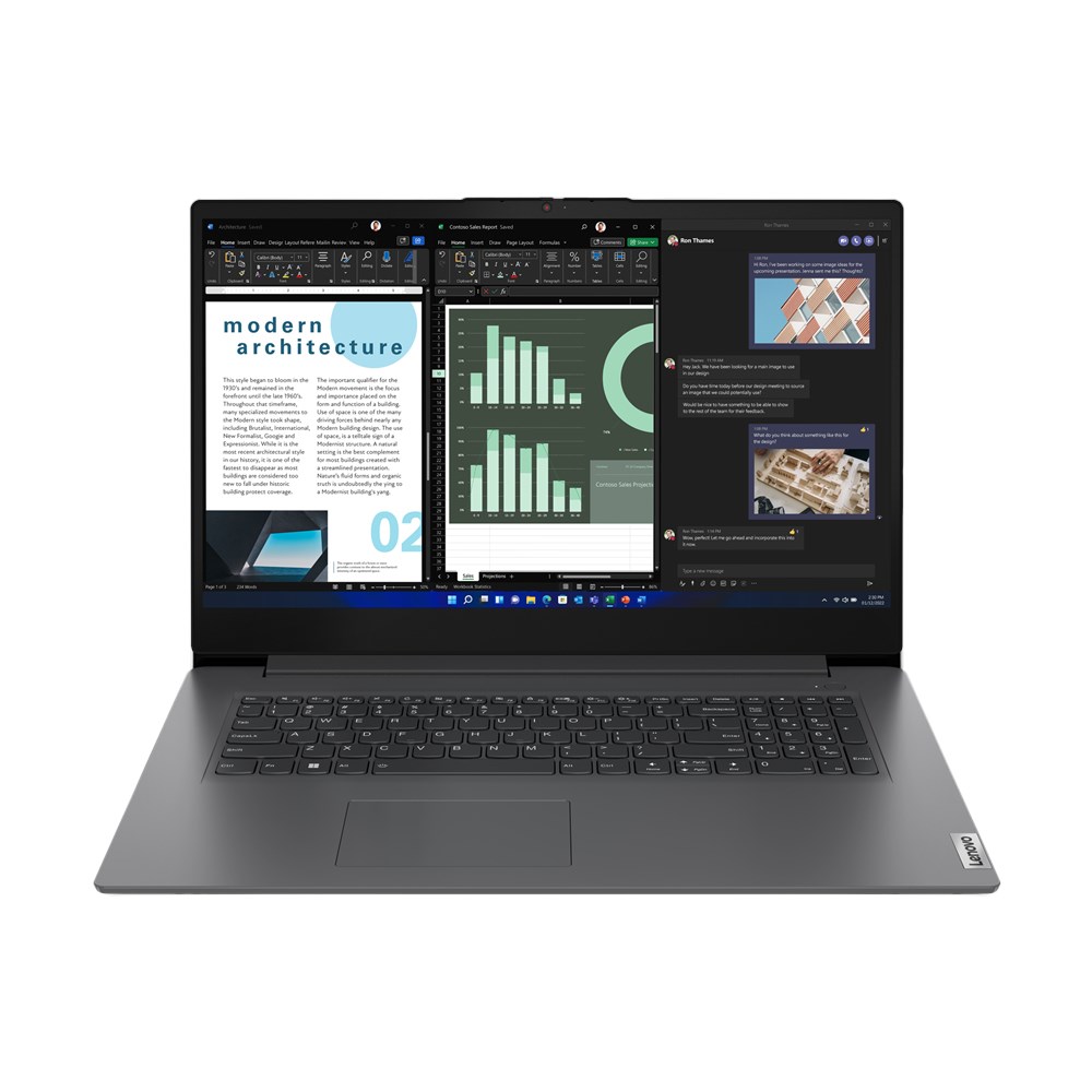 Lenovo V V17 G4 IRU Intel® Core™ i5 i5-13420H Laptop 43.9 cm (17.3") Full HD 16 GB DDR4-SDRAM 512 GB SSD Wi-Fi 6 (802.11ax) Windows 11 Pro Grey Lenovo V V17 G4 IRU Intel® Core™ i5 i5-13420H Laptop 43.9 cm (17.3") Full HD 16 GB DDR4-SDRAM 512 GB SSD Wi-Fi 6 (802.11ax) Windows 11 Pro Grey
