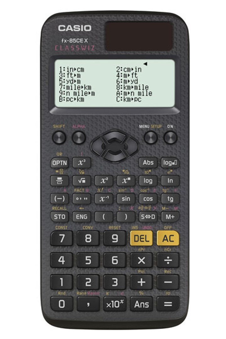 CASIO FX-85CEX SCIENTIFIC CALCULATOR, OFFICE, SCHOOL, 379 FUNCTIONS, 77X166MM, BLACK CASIO FX-85CEX SCIENTIFIC CALCULATOR, OFFICE, SCHOOL, 379 FUNCTIONS, 77X166MM, BLACK
