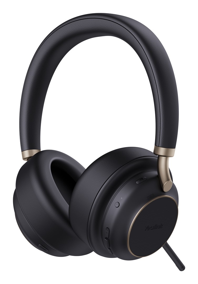 Yealink BH76 Plus with Charging Stand UC Black USB-C/A Headset Yealink BH76 Plus with Charging Stand UC Black USB-C/A Headset