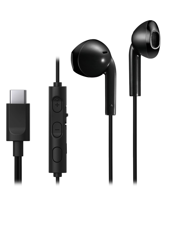 JVC HA-FR17UC In-ear wired headphones USB Type-C Black JVC HA-FR17UC In-ear wired headphones USB Type-C Black
