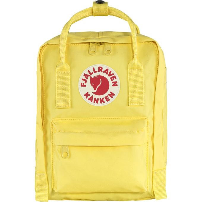 Fjällräven Kanken Mini backpack Casual backpack Yellow Polypropylene (PP), Vinylon Fjällräven Kanken Mini backpack Casual backpack Yellow Polypropylene (PP), Vinylon