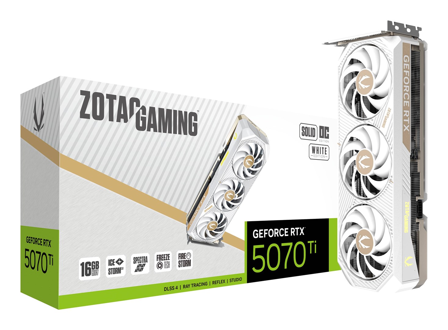 Zotac GAMING GeForce RTX 5070 Ti SOLID CORE OC NVIDIA 16 GB GDDR7 Zotac GAMING GeForce RTX 5070 Ti SOLID CORE OC NVIDIA 16 GB GDDR7