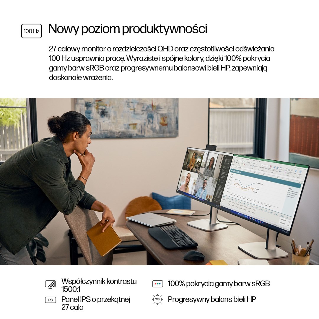 HP S5 PRO 527PQ 27 QHD (2560x1440) FHD IPS 350n 5ms DP HDMI USB-B HAS 3/3/0 HP S5 PRO 527PQ 27 QHD (2560x1440) FHD IPS 350n 5ms DP HDMI USB-B HAS 3/3/0