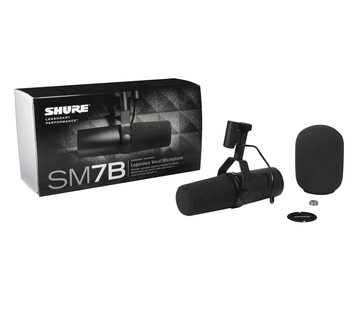 Shure SM7B microphone Black Studio microphone Shure SM7B microphone Black Studio microphone