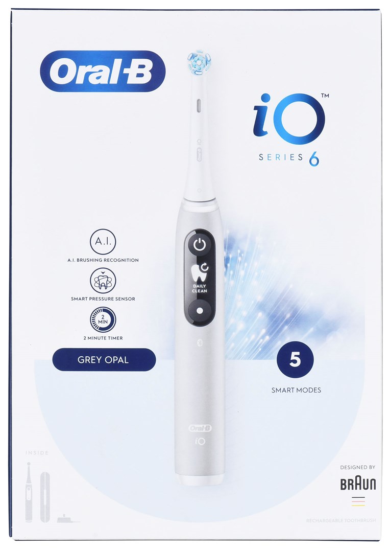 Braun iO Serie 6 Adult Vibrating toothbrush Grey Braun iO Serie 6 Adult Vibrating toothbrush Grey