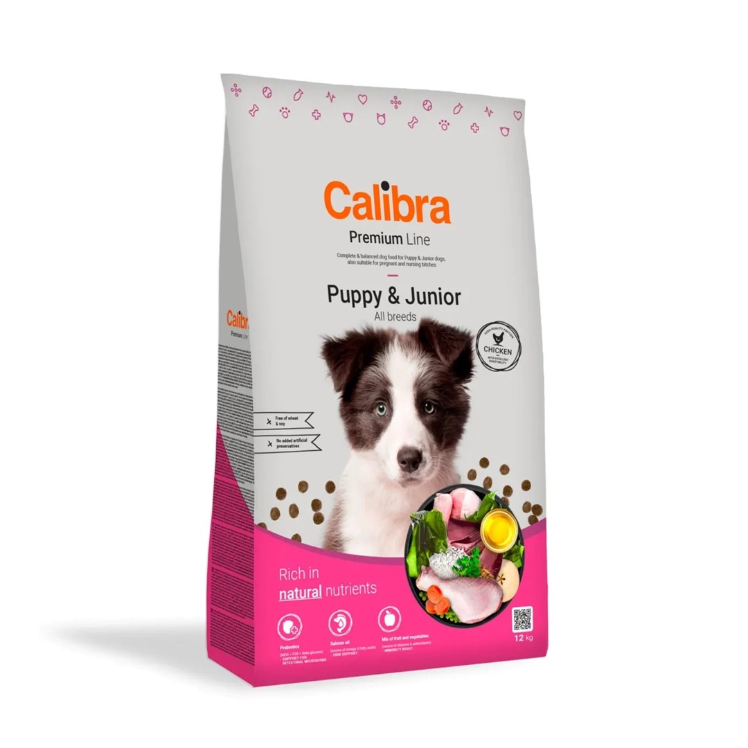 CALIBRA Dog Premium Line Puppy&Junior Chicken - dry dog food - 12kg CALIBRA Dog Premium Line Puppy&Junior Chicken - dry dog food - 12kg