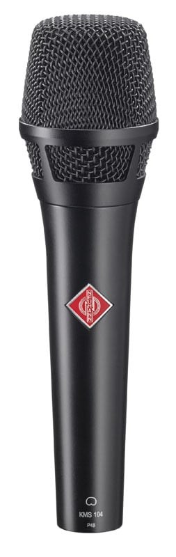 Neumann KMS 104 BK - cardioid vocal microphone, black Neumann KMS 104 BK - cardioid vocal microphone, black