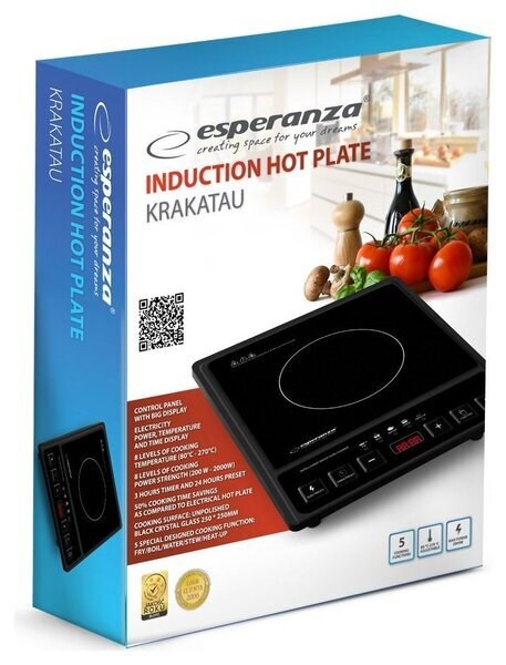 Esperanza EKH011 hob Black Countertop Zone induction hob 1 zone(s) Esperanza EKH011 hob Black Countertop Zone induction hob 1 zone(s)
