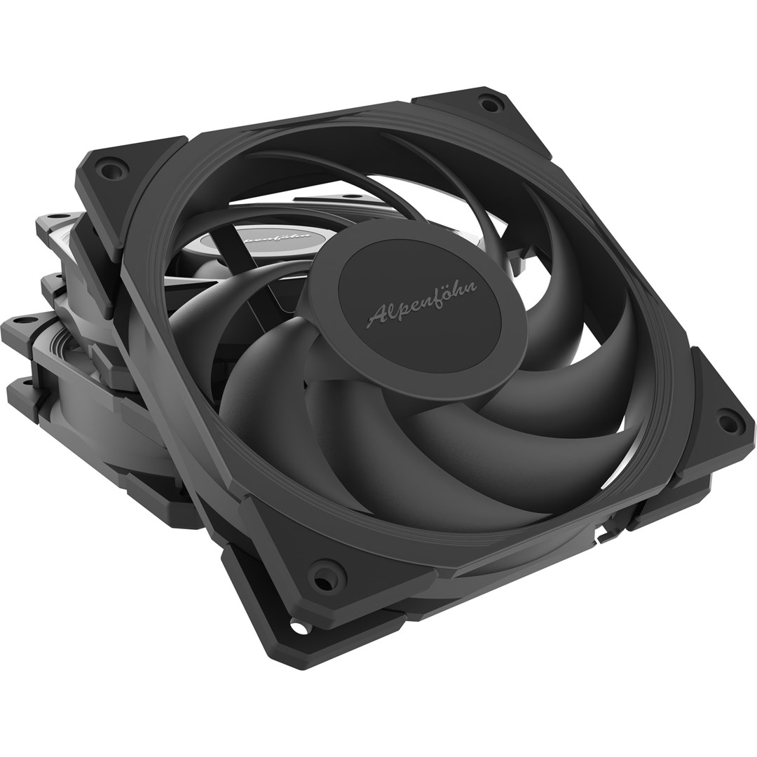 Alpenföhn® JetStream Triple - black fan, 3 pieces Alpenföhn® JetStream Triple - black fan, 3 pieces