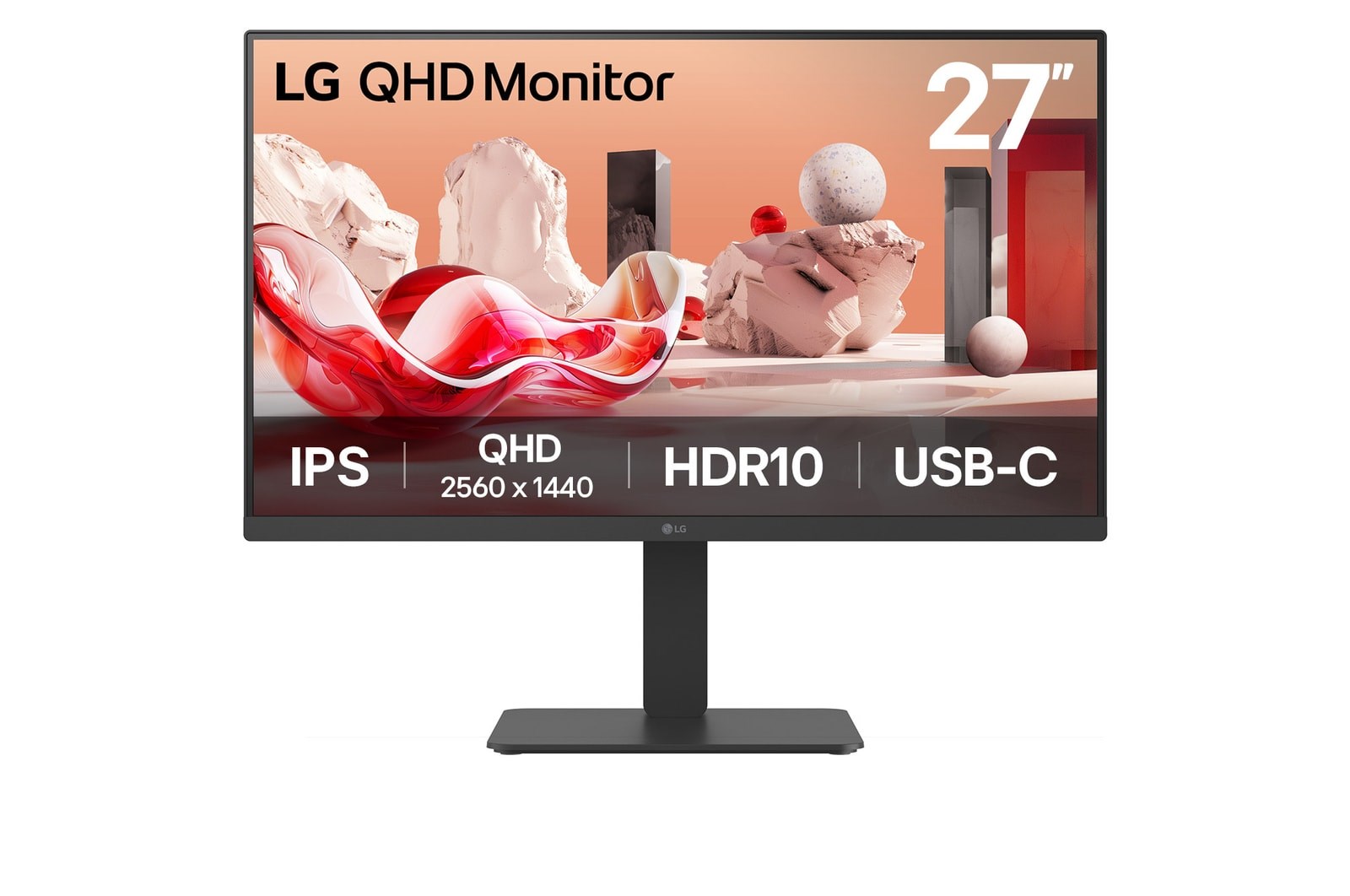 LG 27BA65QB-B.AEU computer monitor 68.6 cm (27") 2560 x 1440 pixels Wide Quad HD LED Black LG 27BA65QB-B.AEU computer monitor 68.6 cm (27") 2560 x 1440 pixels Wide Quad HD LED Black