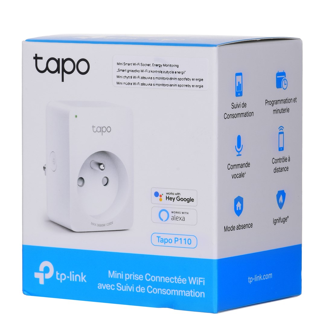 Tapo Mini Smart Wi-Fi Socket, Energy Monitoring Tapo Mini Smart Wi-Fi Socket, Energy Monitoring