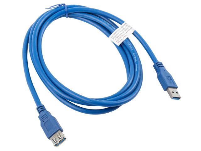 Lanberg CA-US3E-10CC-0018-B USB cable 1.8 m USB 3.0 USB A blue Lanberg CA-US3E-10CC-0018-B USB cable 1.8 m USB 3.0 USB A blue