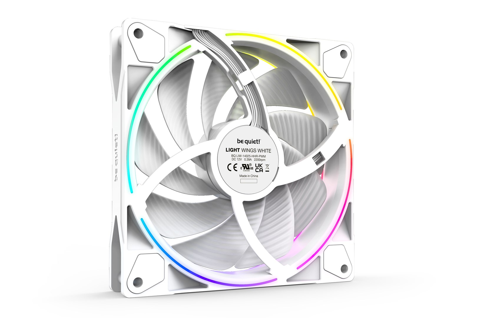be quiet! Light Wings White | 140mm PWM high-speed Triple-Pack Computer case Fan 14 cm 3 pc(s) be quiet! Light Wings White | 140mm PWM high-speed Triple-Pack Computer case Fan 14 cm 3 pc(s)