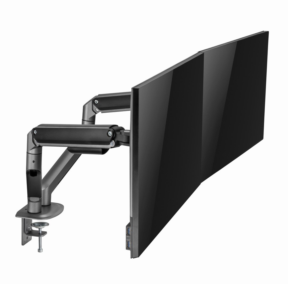Gembird MA-DA2-05 monitor mount / stand 81.3 cm (32") Desk Grey Gembird MA-DA2-05 monitor mount / stand 81.3 cm (32") Desk Grey